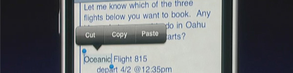 iPhone Cut, Copy, Paste