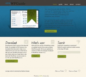 Easy WP Guide homepage