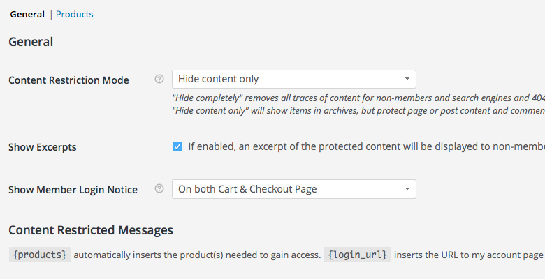 WooCommerce Memberships General | eSy[GB]